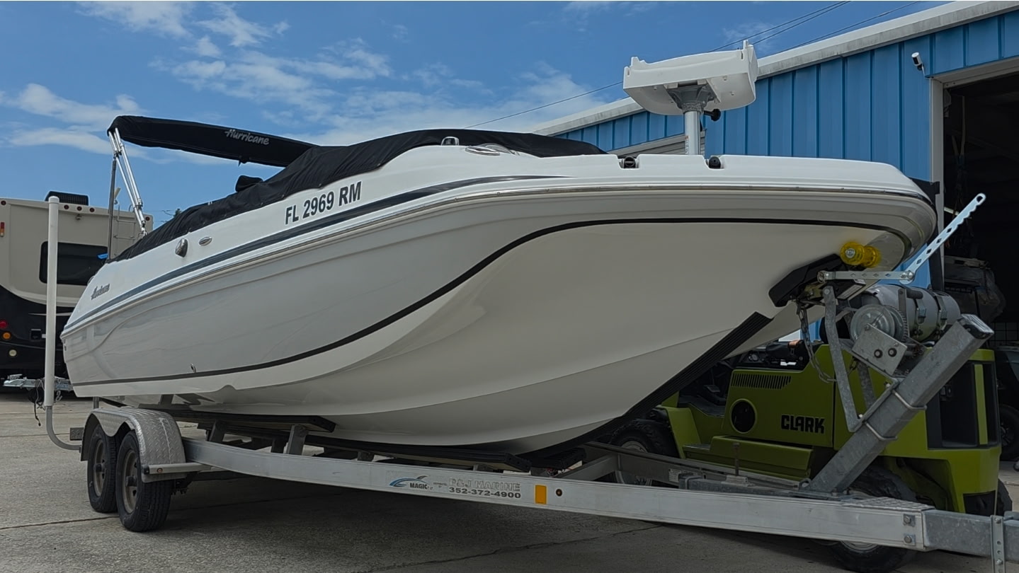 Completed boat keel repair